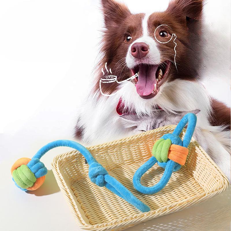 Pet Toys Dog Interactive and Boring Toys Teething and Durable Teeth Cleaning Rope Knot Dog Toys