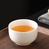 Suet Jade White Porcelain Master Cup Kung Fu Tea Set Ceramic Teacup Tea Tasting Cup Single Cup Smell Fragrance Cup