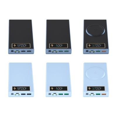 6x18650 Battery Storage Box PD Quick Charge Power Bank Case Support Wireless Charging/Quick Charging Functions