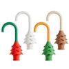 Security Key Card Silicone Door Stopper Christmas Tree Shape Baby Safety Anti-Pinch Design Door Guard