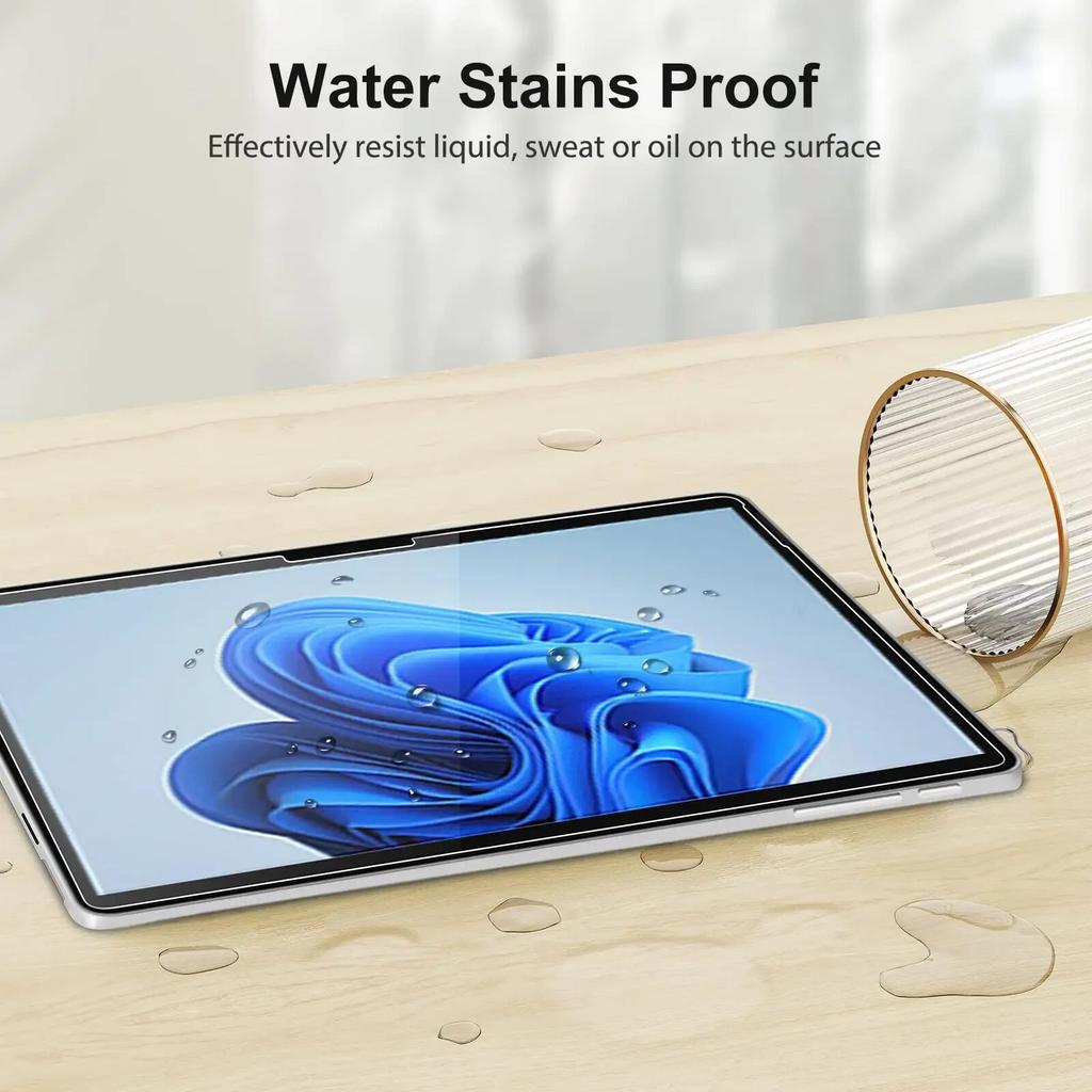 2 Stück Displayschutzfolie für Microsoft Surface Pro 4 5 6 7 8 x 9 13'' 12.3 Go 2 3 Schutzfolie Anti-Kratzer Klares gehärtetes Glas