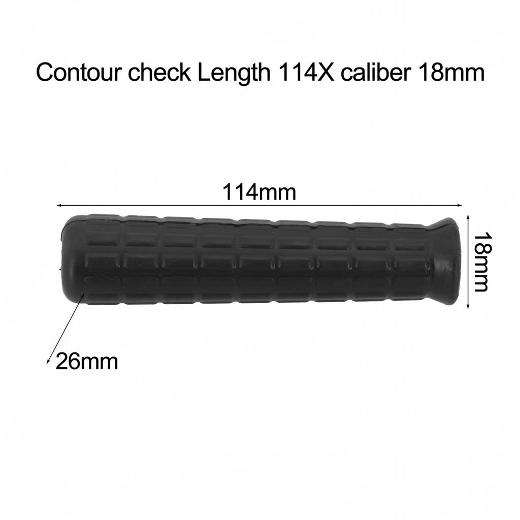 Square Shape Handles Wheelbarrow 114*8mm Anti-skid Handles