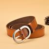 Manufacturers Sell New Leather Belt Custom Ladies Popular All-match Retro Jeans Pin Buckle Belt