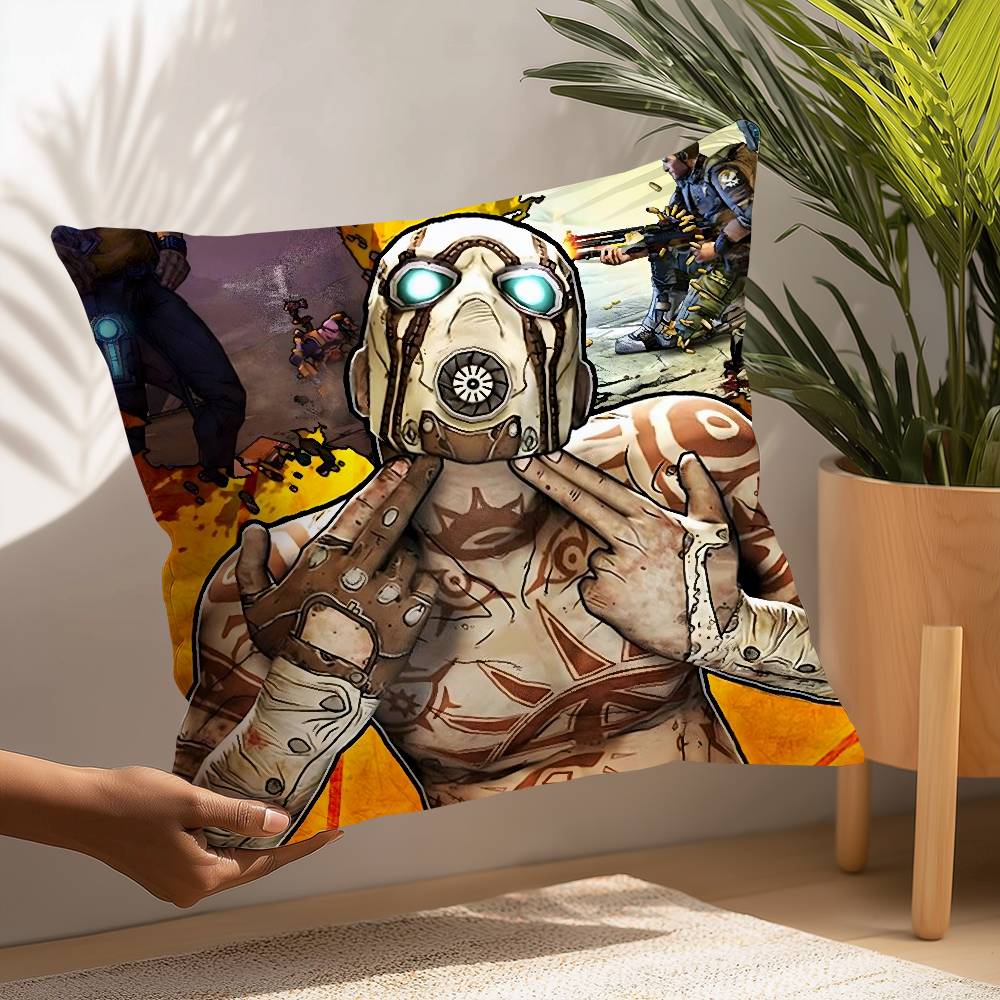B-Borderlands Game Pillow Case Plush Fabric Soft  Pillowcase Double Sided Print Cushion Cover Household Gifts