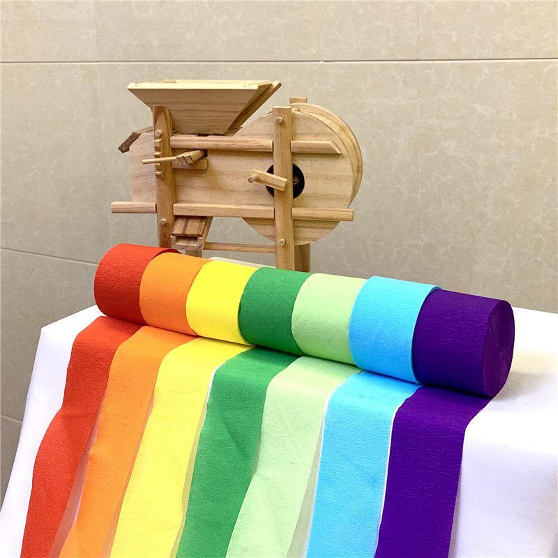 Crepe Paper 82ft Party Streamers Roll Birthday Wedding Hanging Diy Decor Craft