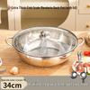 34cm Stainless Steel Divided Hot Pot
