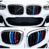 Tricolor Grille ert Trims Compatible with BMW G01 X3 2018- or G02 X4 - (Not fit for  X4 M40i) Accessories for 7-Beams Standard Kidney Grille