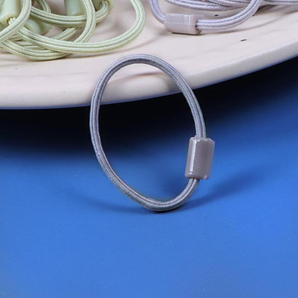 Elastic Threaded Hair Ties: Small, Handmade Rubber Bands for Headwear & DIY Accessories