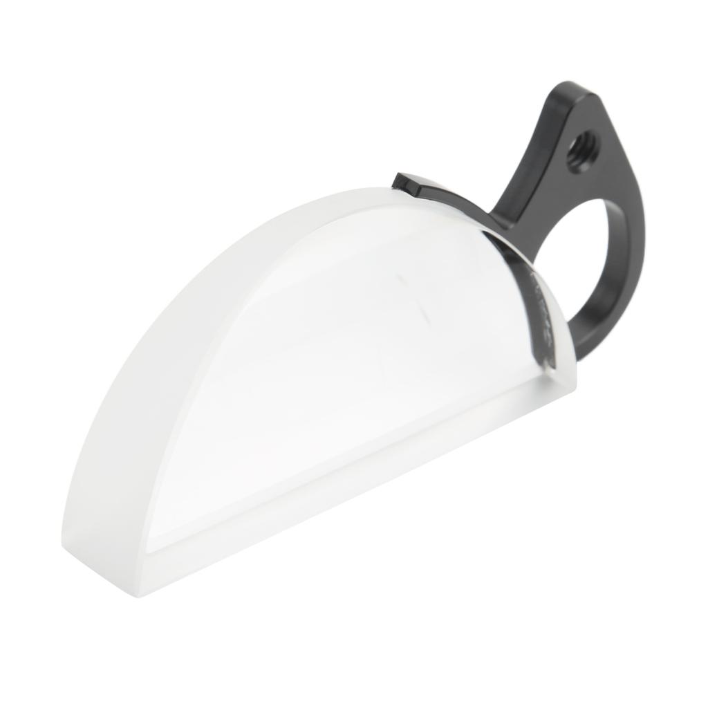 80mm Camera Lens Prism Optical Glass Handheld Special Effect Filter Half Moon Photography Accessories