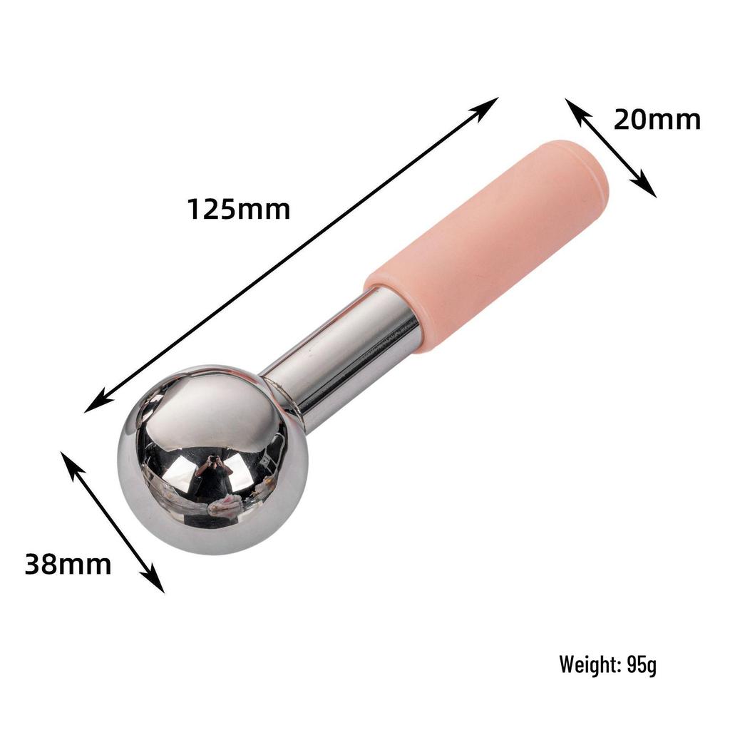 Stainless Steel Ice Wave Ball Facial Massage Tool