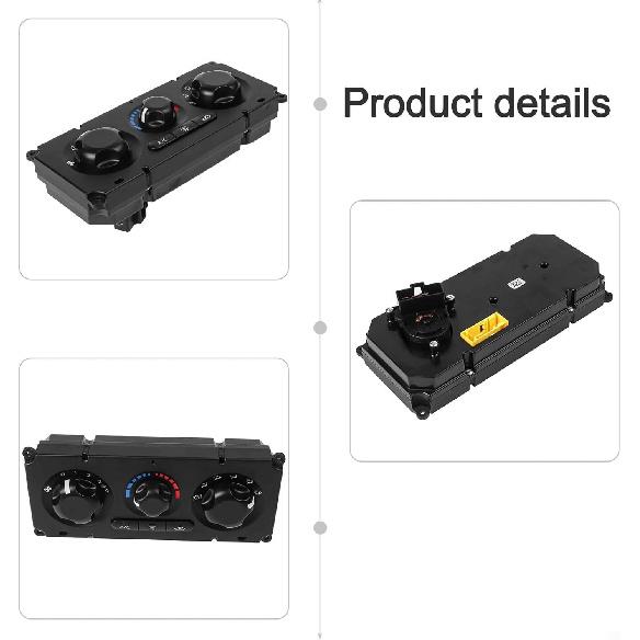 Air Conditioner Switch for Nissan for Frontier for Navara-D40 2007-2012 AC Heater Control Switch 27510-JS60B Direct Replacement Front Dashboard