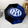 1pc I-Internazionale Milano (2) Umbrella, Sun Protection, And UV Shielding. It Has Eight Sturdy Ribs for Outdoor Use And Perfect As a Holiday Gift
