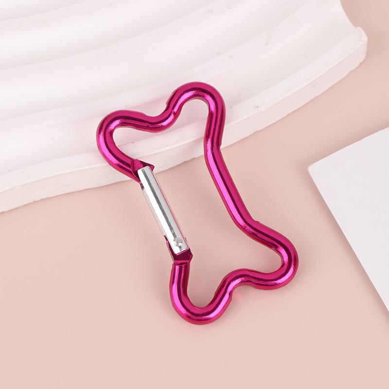 

Bone Spring Clasps Aluminum Alloy Spring Buckle Metal Carabiner Keychains Outdoor Camping Accessories