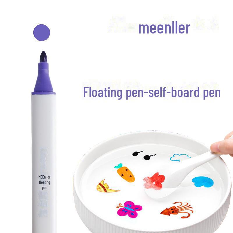Kids' Internet Star Magic Color Water Doodle Pen Set, Erasable Fun 12 Colors for Whiteboard Drawing