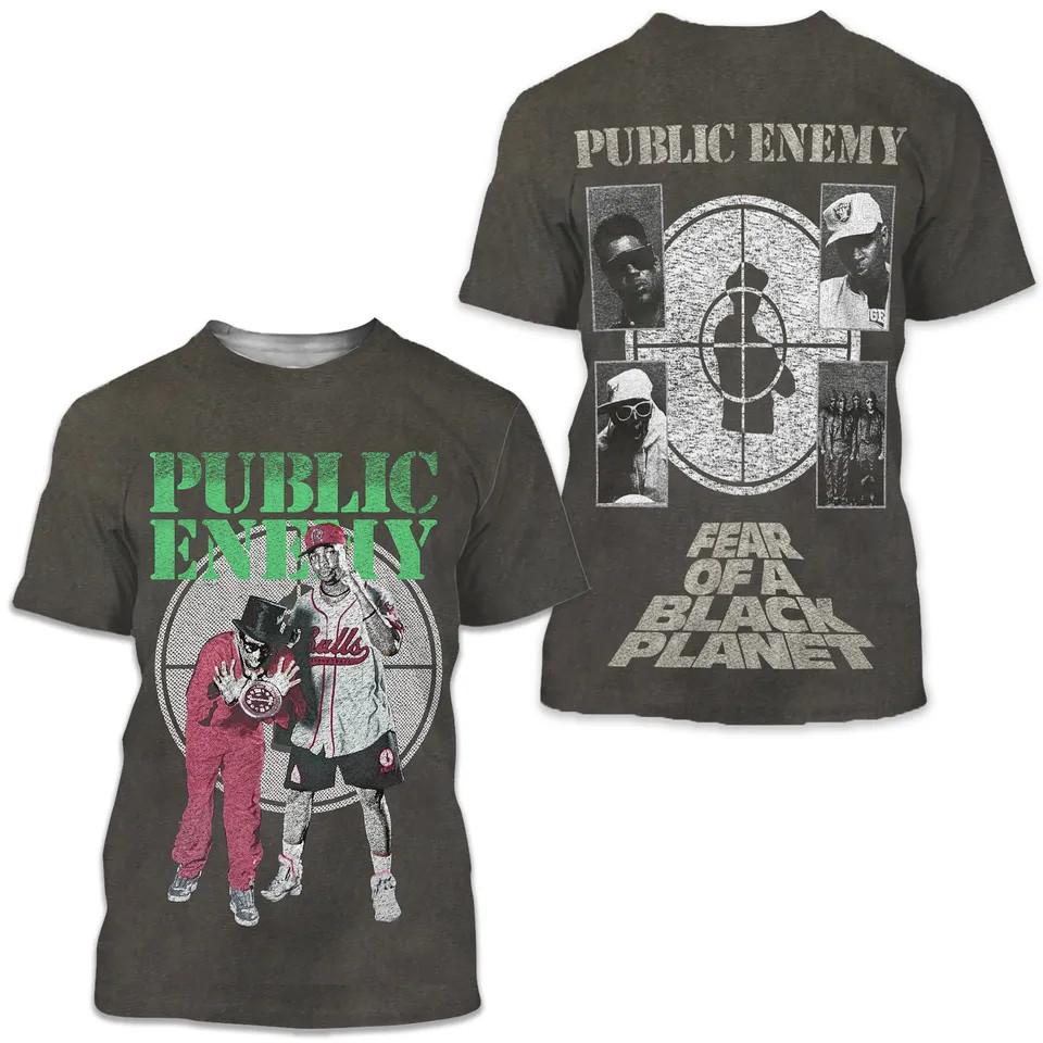 Public Enemy 1990 Fear Of A Black Planet Vintage T-Shirt NI543 L