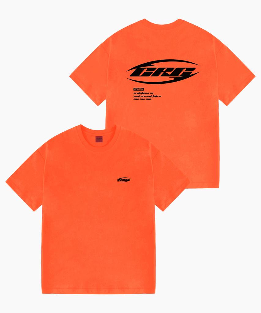 Keuligeon Crg Racing Semi-Oversized Short Sleeve T-Shirt Orange