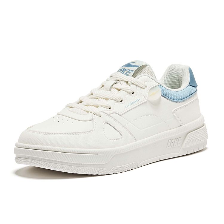 Hongxing Erke New Start Classic Versatile Comfortable Non-Slip Wear-Resistant Low-Top Skate Shoes Men Sneakers Blue White 51124101083-001
