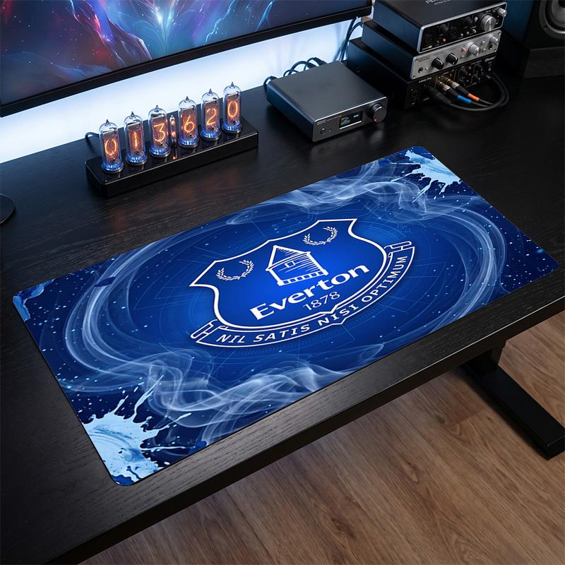Tappetino per Mouse Grande Stampa Calcio Everton, Tappetino Esteso Antiscivolo per Scrivania da Gioco per Ufficio Casa