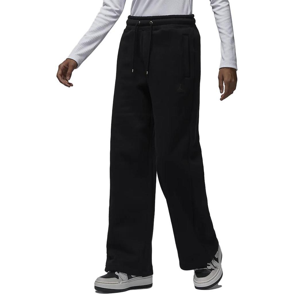 Jordan Flight Fleece-Lined Knit Joggers Women Bottoms Black FD7225-010