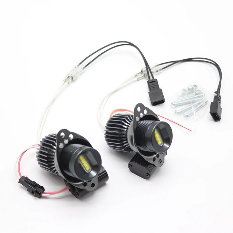 For BMW 3 Series E90 E91 LCI Halogen 09-11 Daytime Light 160W/pair 6000K White Color DRL LED Marker Light Angel Eyes Bulbs