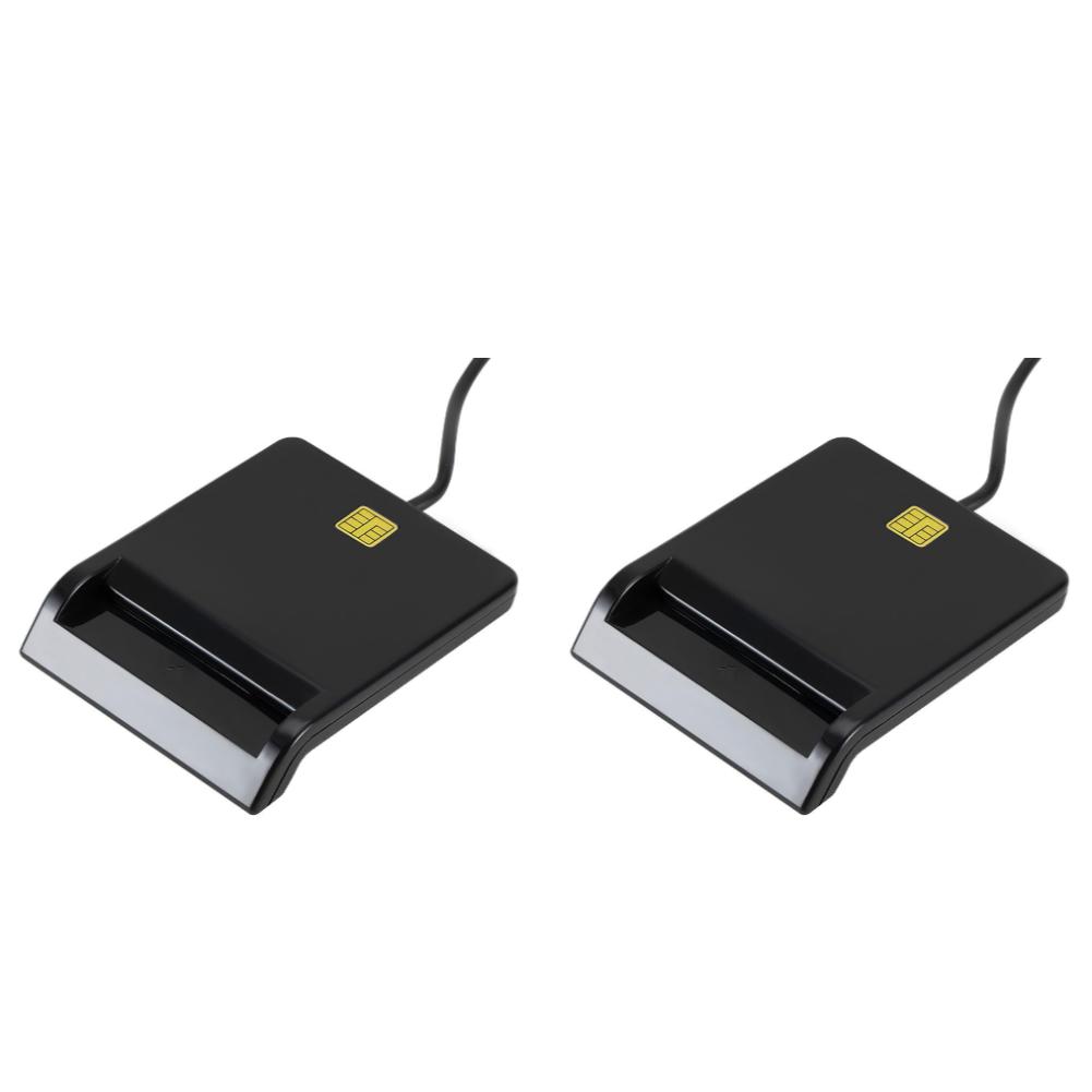 USB Smart Card Reader Stable Operation Reliable Simplicity for DNIE ATM CAC IC ID SIM Card Cloner Connector for Windows Linux