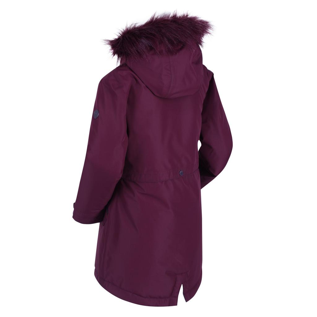 Regatta Unisex Kids Pazel Waterproof Breathable Taped Seams Insulated Lined Hooded Parka Jacket