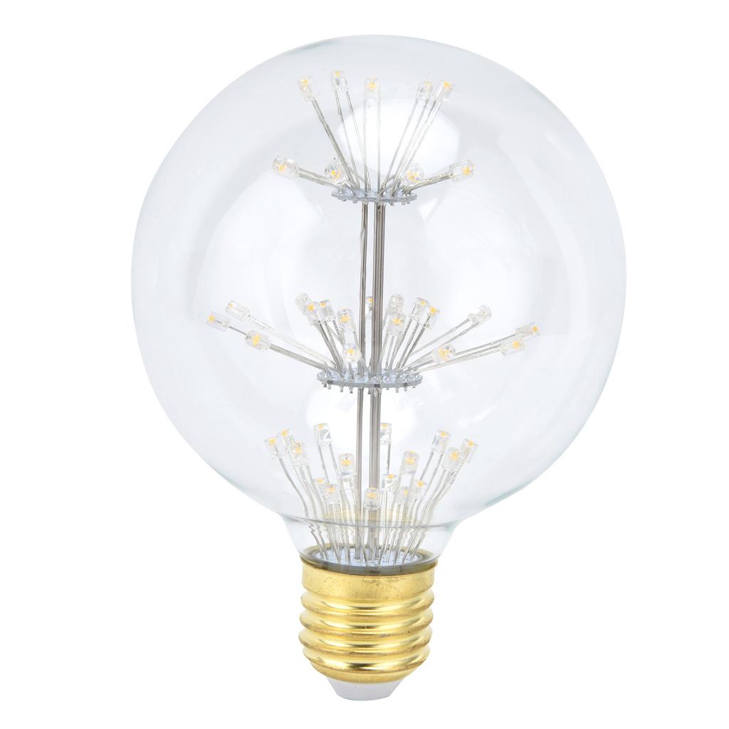 Antique LED Light Bulb 3W G95 E27 Globe Round Bulb for Festive Decoration 85?265V Warm Light