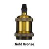 E26/E27 Electroplated Die-cast Metal Edison Retro Aluminum Lamp Holder Base
