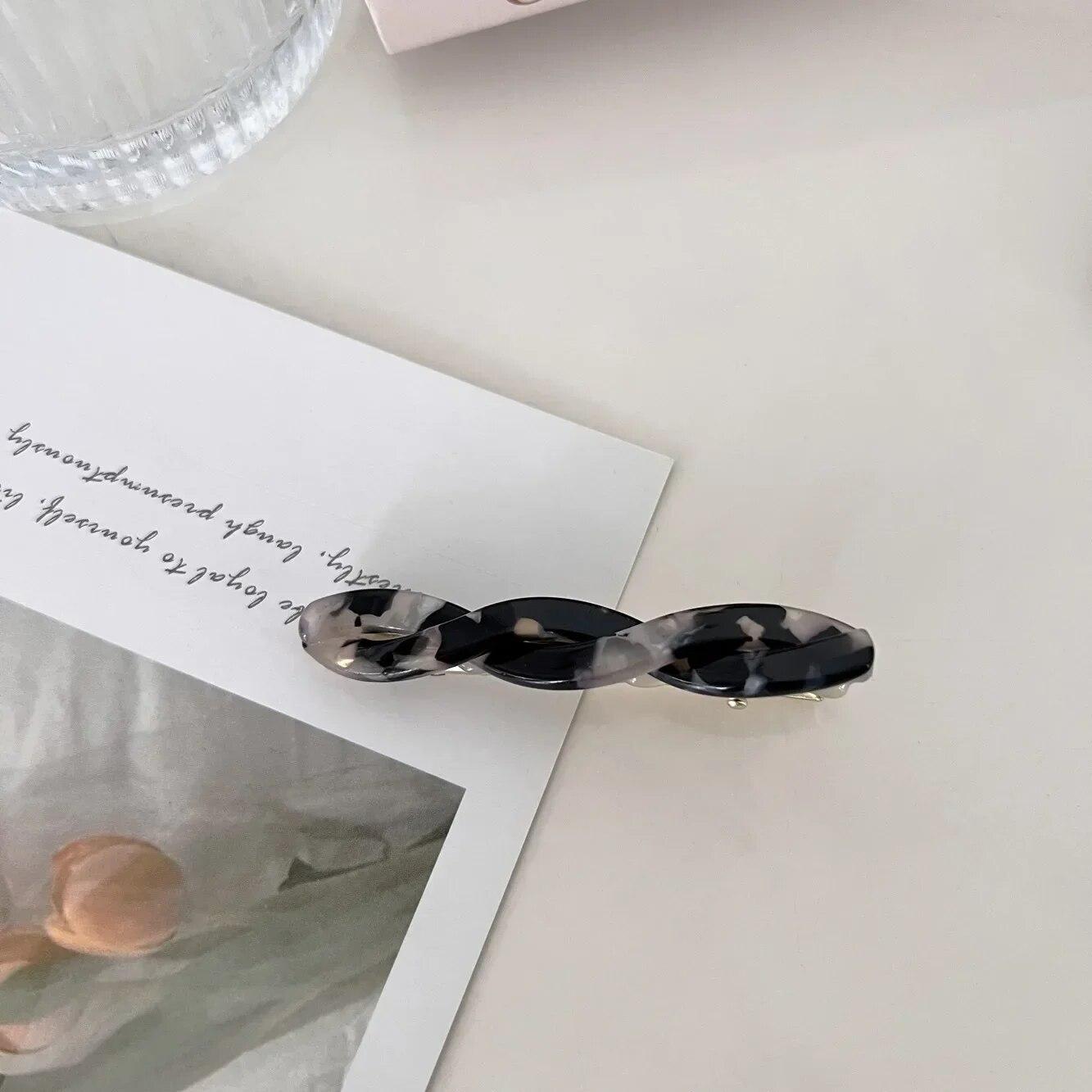 

Простая заколка для волос из ацетата, заколка для волос, женские аксессуары для волос, ювелирные изделия, корейские женские заколки, заколка для волос, головной убор для девочек