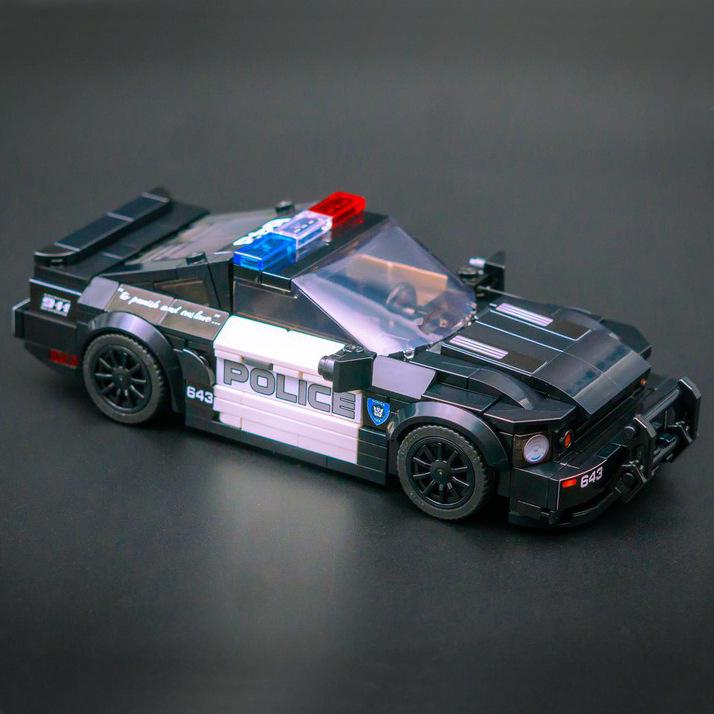 

Police Car Building Set 178114 - Saleen S281 Sports Car, Compatible with Lego