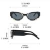 Metal Hinge Year of The Snake Limited Sunglasses Retro Spice Bar Technology Sense Concave Shape Sunglasses Tide Girl Glasses.