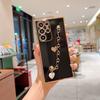 Applicable To Samsung S22ultra Mobile Phone Case S21plus Electroplated Side Love Bracelet A53/S20FE Protective Case