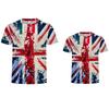 Classic Union Jack T-shirt For Men Women And Kids Casual And Simple Design