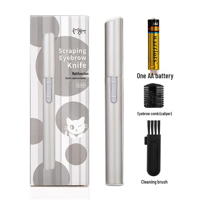 Electric Eyebrow Trimmer - Beginner-Friendly, Anti-Scratch Shaver for Hair Removal and Shaping