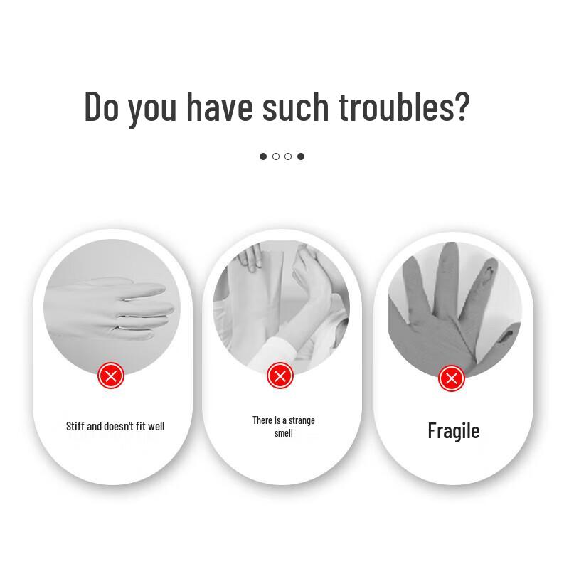 Miaojie Odorless Durable Household Gloves 2-Pack