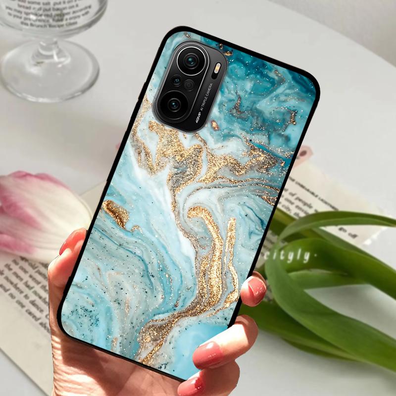 For Redmi K40 5G Case K40 Pro Cute Animals Matte Silicone TPU Soft Phone Cover For Xiaomi Mi 11i Fundas Poco F3 Coque Bumper