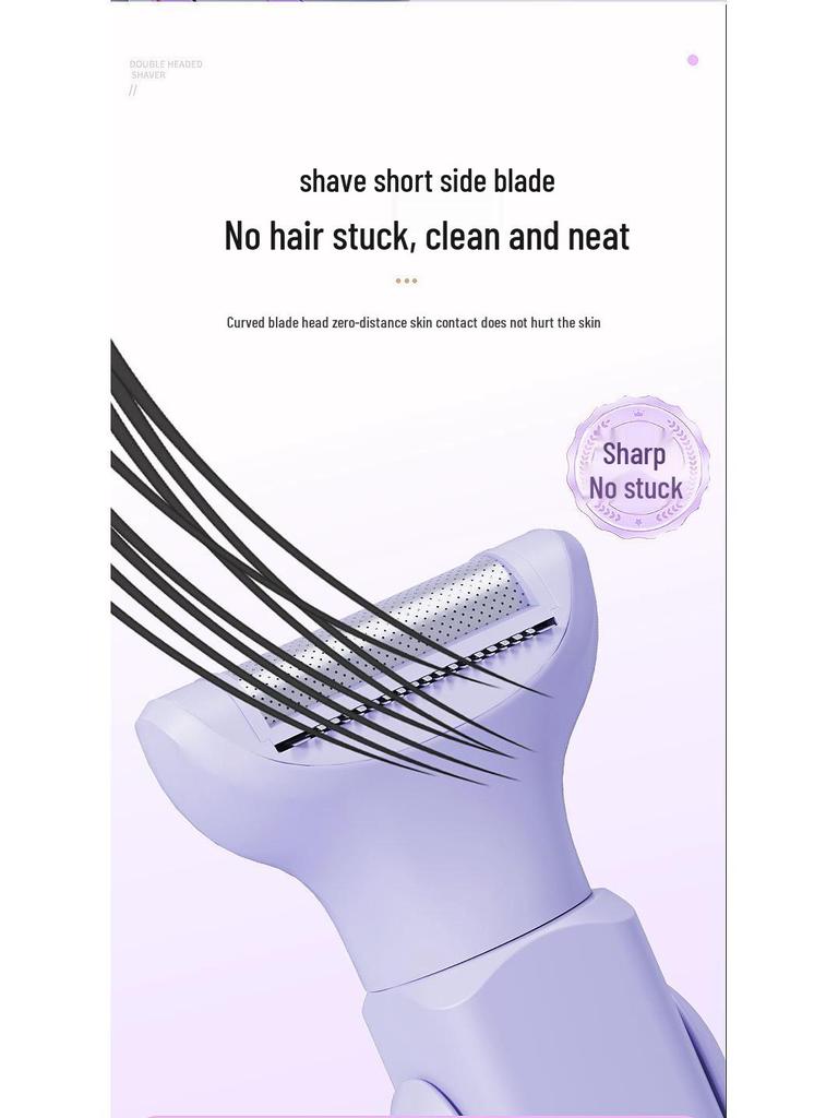 5-in-1 Rechargeable Women's Electric Shaver: Full Body and Pubic Hair Removal Device