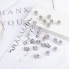 28pcs/set Golden Hair Ring Clips Zinc Zinc Alloy Hair Charms Fasion Dirty Braid Hair Buckles  Party