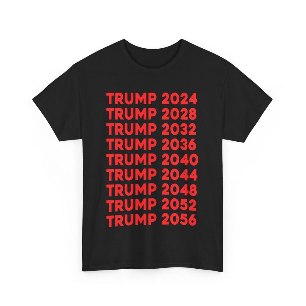 

ТРАМП 2024 2028 2032 2036 2040 2044 2048 2052 2056 Футболка 4XL