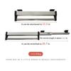 Heavy Duty Pull-Out Closet Valet Rod Adjustable Wardrobe Clothing Rail Top Mount Wardrobe Hanger Rack Bar Ball Bearing Slide