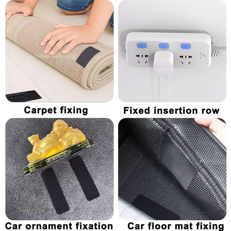 Super Strong Sewing Double-sided Tape DIY Car Carpet Fixed Patches Home Floor Foot Mats Anti Skid Grip Tapes