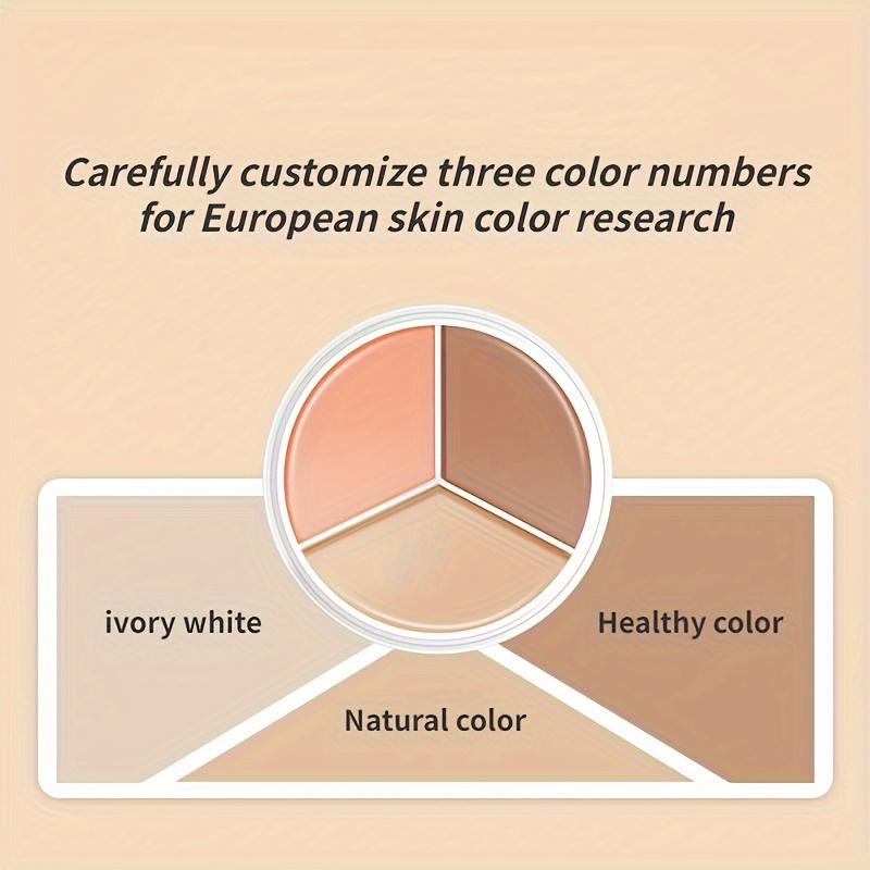 Mini paletă de corector 3-în-1 - Corticală fără cusur, cu aspect natural, cu acoperire medie și pastă de acoperire cu efecte multiple - Perfect pentru machiajul de zi cu zi