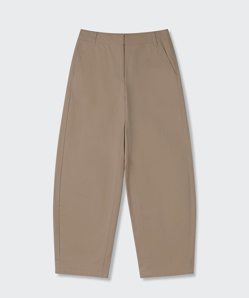 MUSINSA STANDARD WOMAN Curved Chino Pants [Beige]