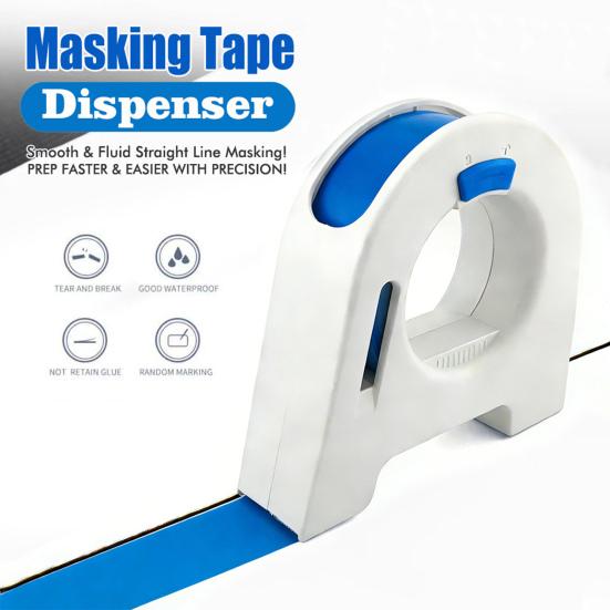 Painters Tape Applicator Windows Door Frame Trim Masking Tape Dispenser Painting Packaging Tape Cutter Portable Labeling Tape Cutting Tools