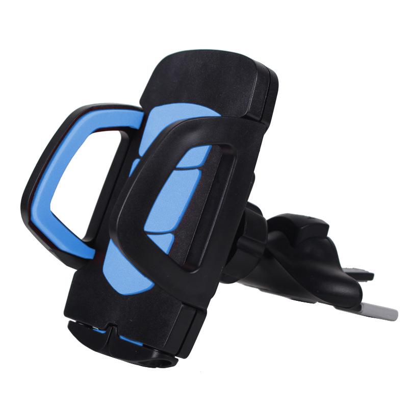 

Air Vent CD Slot Car Phone Holder Navigation Mount for Car Interior синий