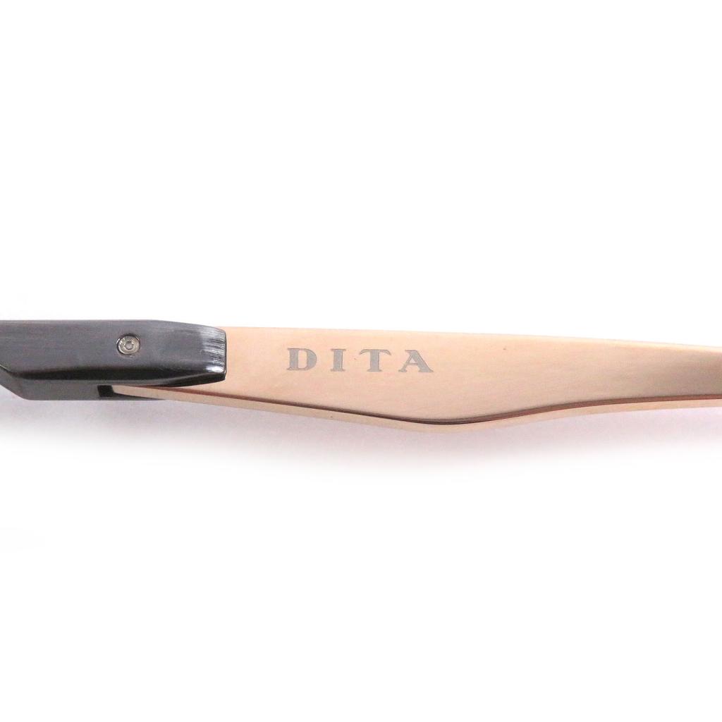 Makellose DITA Brille AEGEUS-TWO Quadratisch Klar Khaki Gebraucht