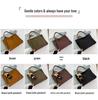 Retro Suede Versatile Shoulder Tote - High-End Fashionable Large Capacity Bag