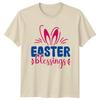 Easter Blessings TShirt Bunny Ears Easter Holiday Gift For Him And Her
