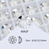 Dongzhou Round Flatback Glass Rhinestone Sew on Crystal Loose Crystal Beads Garment Sewable Rhinestone Diy Accessories
