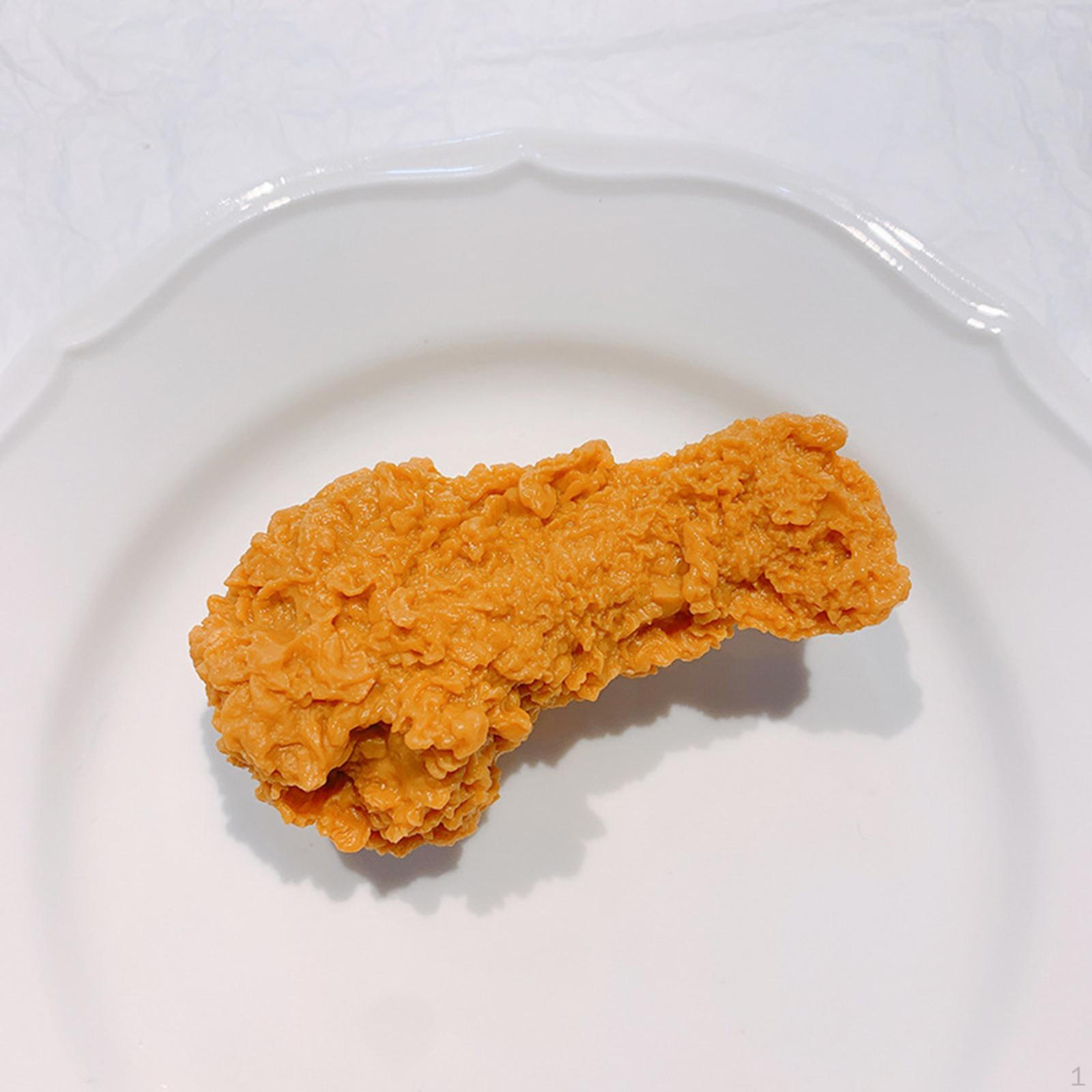 

Angel Fries Chicken s Headdress Simulation Food Hairpin for Women Hair Accessories 8.8CM 3.46IN